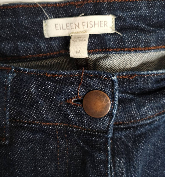 EILEEN FISHER bootcut boyfriend jeans Size M - Picture 4 of 8